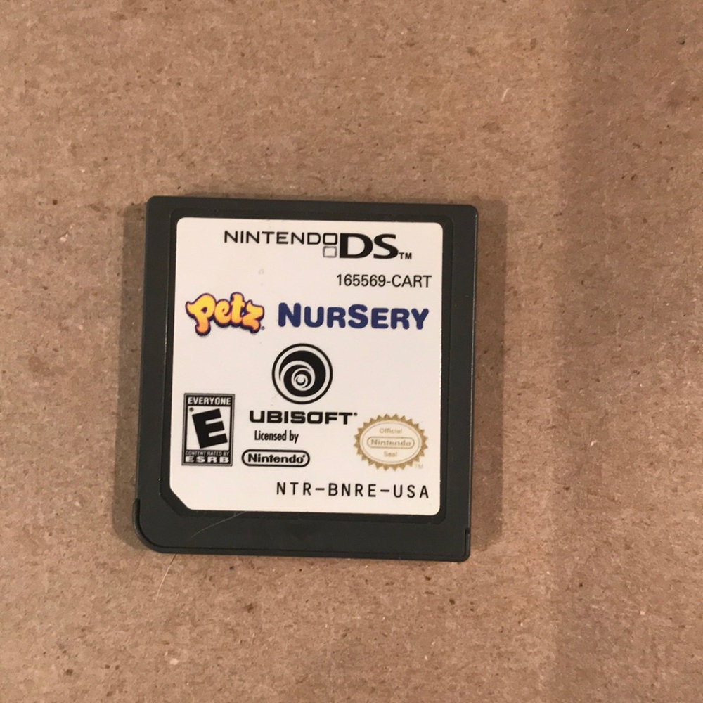 Nintendo DS petz nursery game